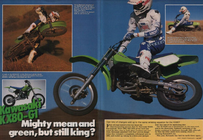 1986 & 1987 Kawasaki KX80s
