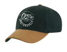 Load image into Gallery viewer, OEM Motorcycles Sueded Peak Cap in Green
