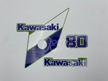 Load image into Gallery viewer, Kawasaki KX80 1986 Sticker Kit (3 PCS)
